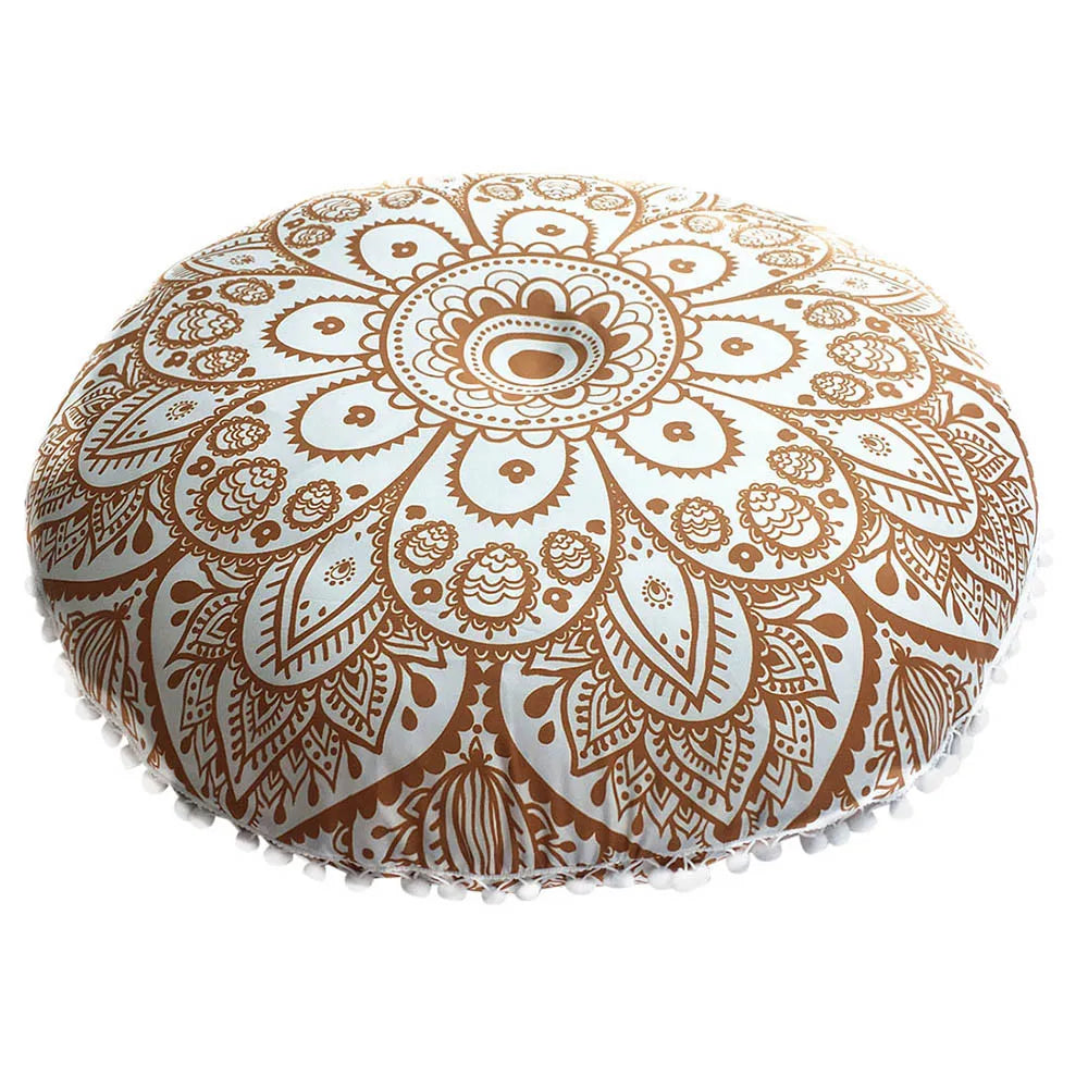 Coussin de Méditation Rond Bohème – Décoratif et Confortable pour Siège et Sol