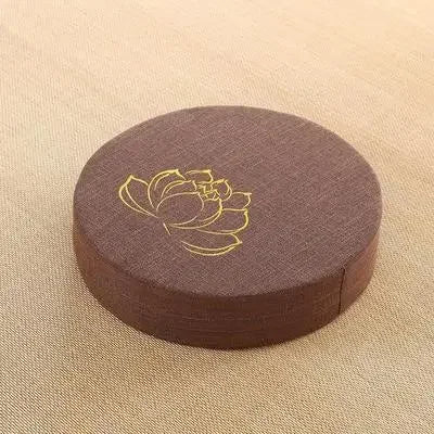 Coussin de Méditation – Style Tatami Japonais, Déhoussable et Lavable