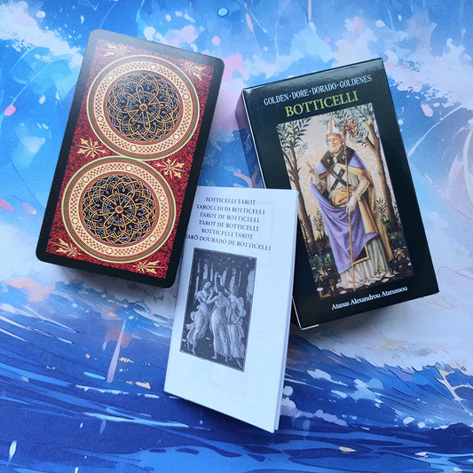 Tarot Botticelli – Jeu de Divination en 78 Cartes avec Guide Multilingue