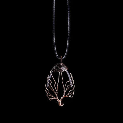 Collier Arbre de Vie en Pierres Naturelles – Bijou Énergétique et Spirituel