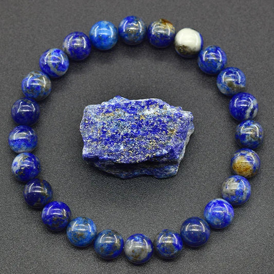 Bracelet en Lapis-Lazuli – Sagesse et Communication